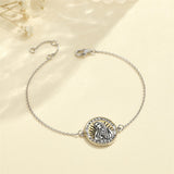 Santa Muerte Bracelet 925 Sterling Silver Death Charm Jewelry For Women