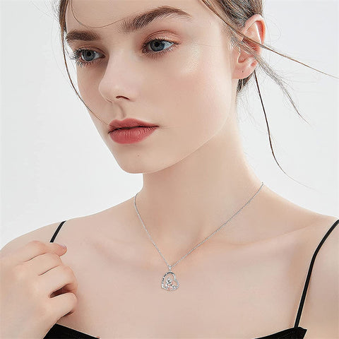 Sterling Silver Squirrel Pendant Necklace