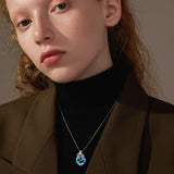 Sterling Silver Dragon Necklace Gift for Women Girl