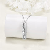 Cat Urn Necklace for Ashes Sterling Silver Cat Keepsake Pet Memorial Pendant Jewelry Gift for Women Men