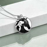 Horse Dog Cat Necklace Girls Pendant 925 Sterling Silver Pendant Pony Necklace Jewelry Gifts for Women Girls