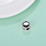 S925 Sterling Silver Personalized Photo Charm Fit Pandora Bracelet Necklace Customized Heart Round Shape Picture Bead