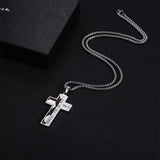 Soccer Cross Necklace for Boys Bible Verse I CAN DO All Things Stainless Steel Sport Pendant for Men