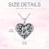 Sterling Silver Personalized Photo Mother Daughter Sister Pendant Necklace