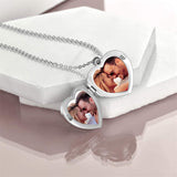 Sterling Silver Red Cardinal Pendant Necklace Can Hold One Picture