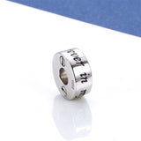 925 Sterling Silver Cremation Urn Bead Charm for Ashes Memorial Keepsake Jewelry Fit Bracelet Gifts for Women