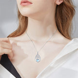 925 Sterling Silver Tree of Life Ashes Necklace Memorial Keepsake Cremation Jewelry Gifts for Women