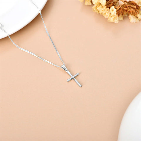 14k Gold Cross Necklace for Women Gold Chain with Cross Pendant Jewelry for Her