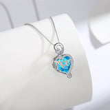 Daughter Necklaces S925 Sterling Silver Always My Mother/Daughter Forever My Friend Infinity Love Heart Pendant Necklace Birthstone Jewelry