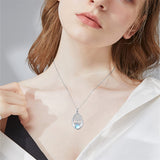 925 Sterling Silver Tree of Life Ashes Necklace Memorial Keepsake Cremation Jewelry Gifts for Women