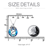 Sterling Silver Dragon Necklace Gift for Women Girl