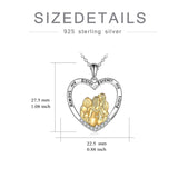 Sisters Necklace Sister Birthday Gifts Sterling Silver Crystal Necklaces Always My Sister Forever My Friend