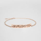 S925 Sterling Silver Wildflower Nature Bracelet