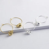 Sloth Hoop Earrings - Silver - Gold animal earring Romanticwork Jewelry 