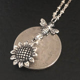 Sunflower Anklet, Sterling Silver Beaded Ankle Bracelet, Good Luck Charm Jewelry, Shamrock Anklet enjoy life creative 